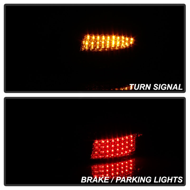Xtune Porsche 911 996 ( Non 4S. Turbo. GT3 ) 99-04 LED Tail Lights Red Clear ALT-ON-P99699-LED-RC - Mammoth Racing -
