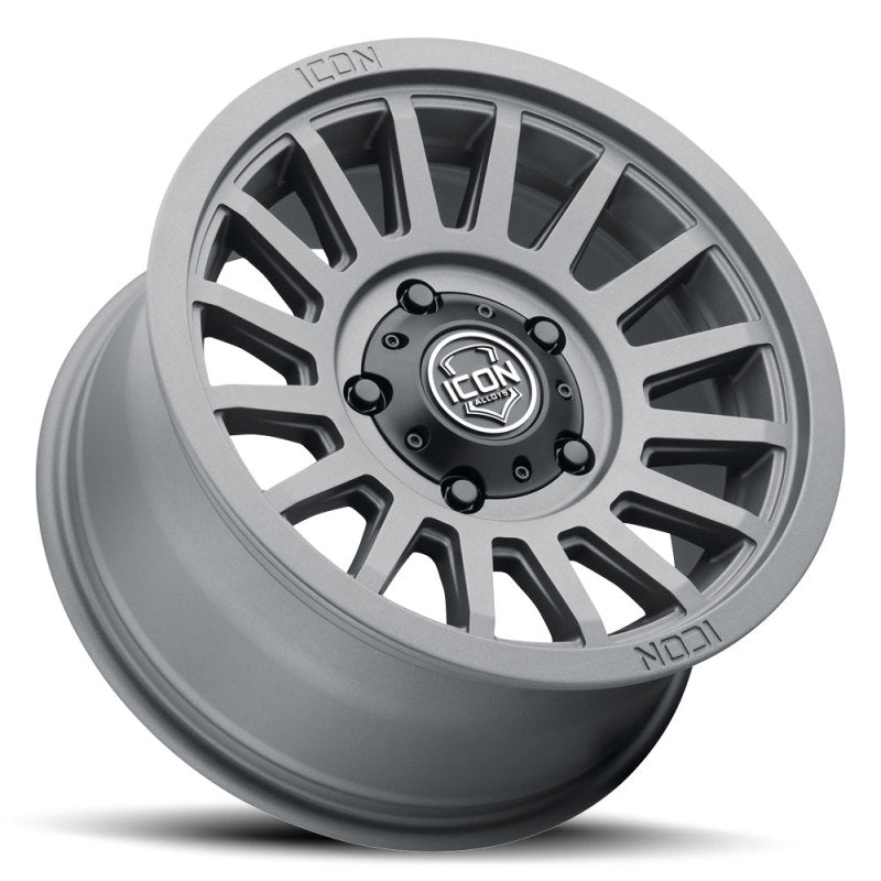 Icon Recon SLX 17x8.5 5x150 25mm Offset 5.75in BS 110.1mm Bore Charcoal Wheel - Mammoth Racing -