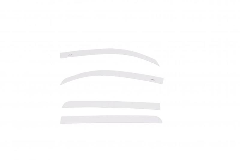 AVS 19-21 Toyota Tundra Crewmax Low Profile Color Match Ventvisors 4pc - Super White - Mammoth Racing -