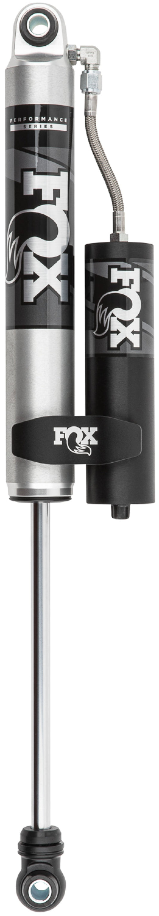 Fox 20+ GM 2500/3500 HD 2.0 Performance Series Smooth Body Reservoir Rear Shock 0-1in Lift - Mammoth Racing -