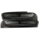AlphaRex 16-18 Chevrolet Camaro PRO-Series LED Tail Lights Jet Black - Mammoth Racing -