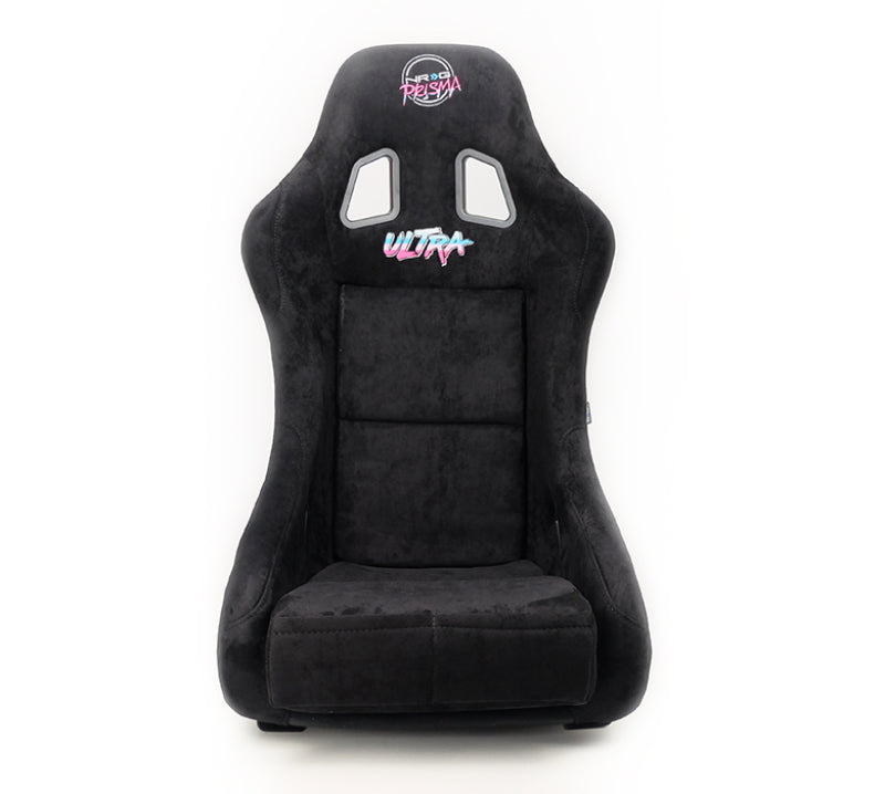 NRG FRP Bucket Seat ULTRA Edition - Medium (Black Alcantara/Gold Glitter Back) - My Store