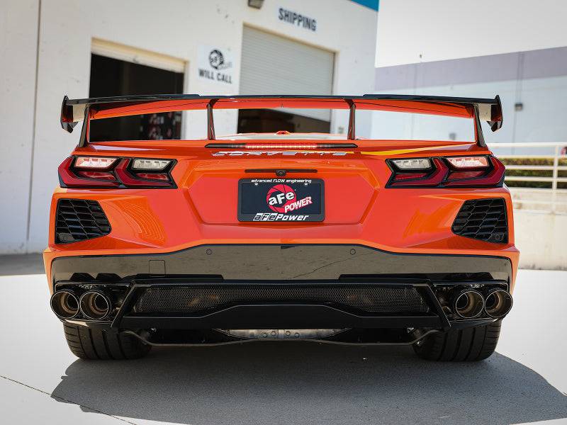 aFe MACH Force-Xp 3in to 2-1/2in 304SS Cat-Back 2020 Chevy Corvette (C8) 6.2L - Carbon Fiber Tip - My Store