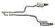 Gibson 05-10 Ford Mustang Base 4.0l 2.5in Cat-Back Dual Exhaust - Aluminized - Mammoth Racing -