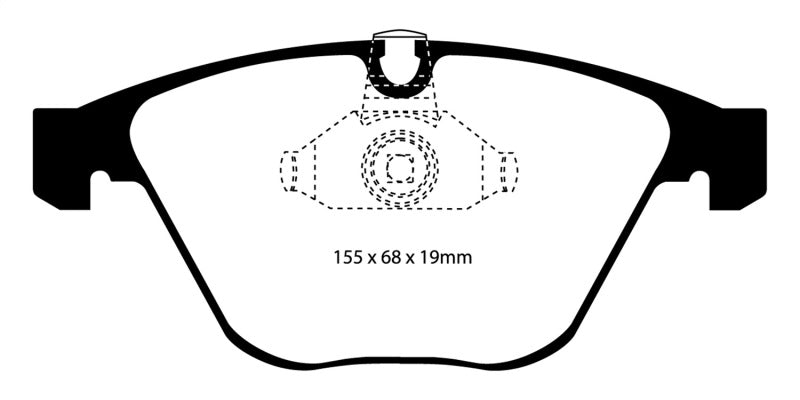 EBC 08-10 BMW M3 4.0 (E90) Yellowstuff Front Brake Pads - My Store