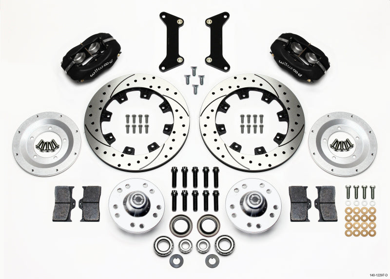 Wilwood Forged Dynalite Front Kit 12.19in Drilled 79-87 GM G Body - Mammoth Racing -