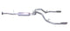 Gibson 07-09 Chevrolet Silverado 1500 LT 4.8l 2.5in Cat-Back Dual Split Exhaust - Stainless - Mammoth Racing -