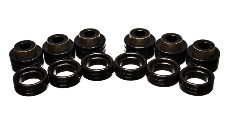Energy Suspension 94-01 Dodge Ram 1500 / 94-02 Ram 2500/3500 Black Body (Cab) Mount Set - Mammoth Racing -