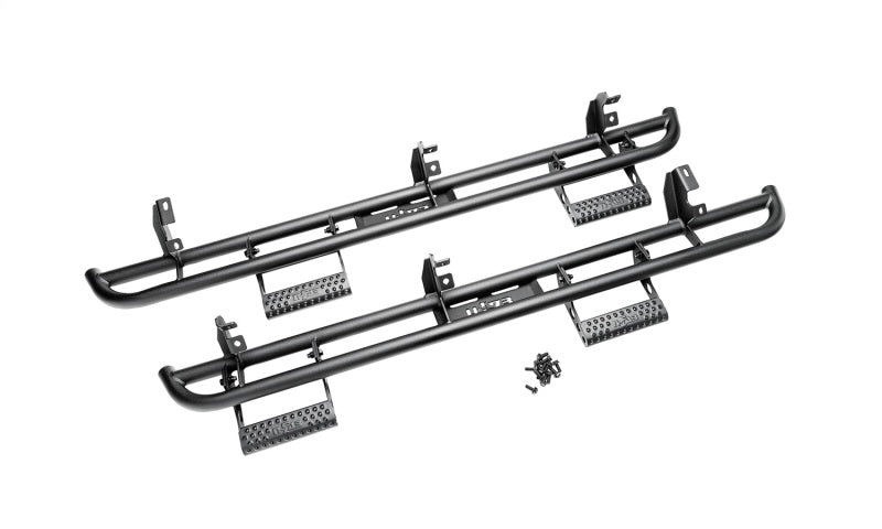 N-Fab 21-22 Ford Bronco 2 dr Gas SRW RKR Step System - Wheel 2 Wheel - 1.75in - Tex. Black - Mammoth Racing -