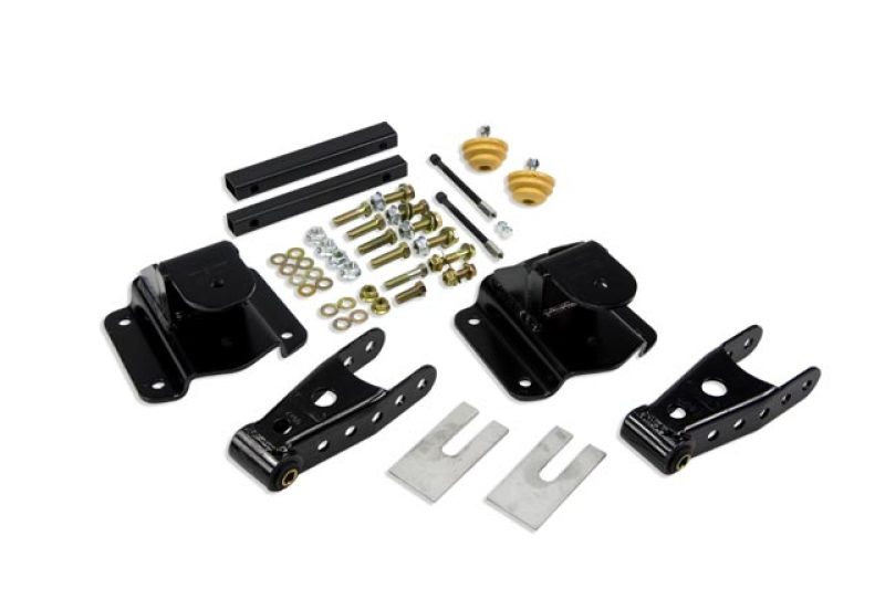 Belltech Shackle AND Hanger KIT 94-99 RAM 1500 XtdCab 4inch - Mammoth Racing -