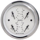 Autometer Old Tyme White 3-3/8in Short Sweep Electric Quad Gauge-Oil Press 0-100 PSI/Water Temp100- - My Store