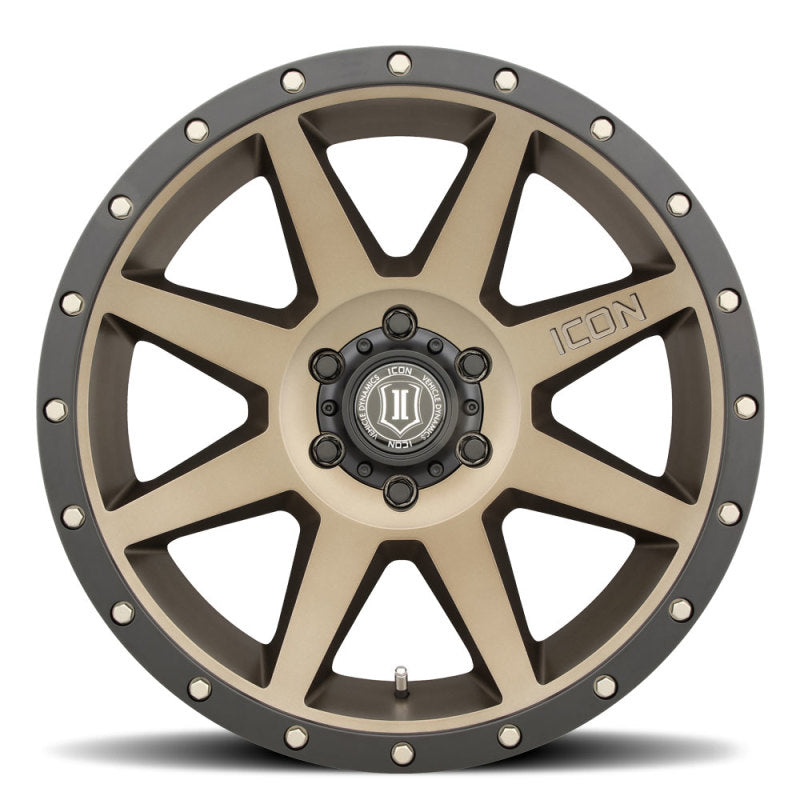 Icon Rebound 20x9 5x150 16mm Offset 5.625in BS Bronze Wheel - Mammoth Racing -