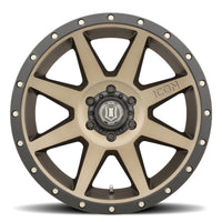 Icon Rebound 20x9 5x5 -12mm Offset 4.5in BS Bronze Wheel - Mammoth Racing -