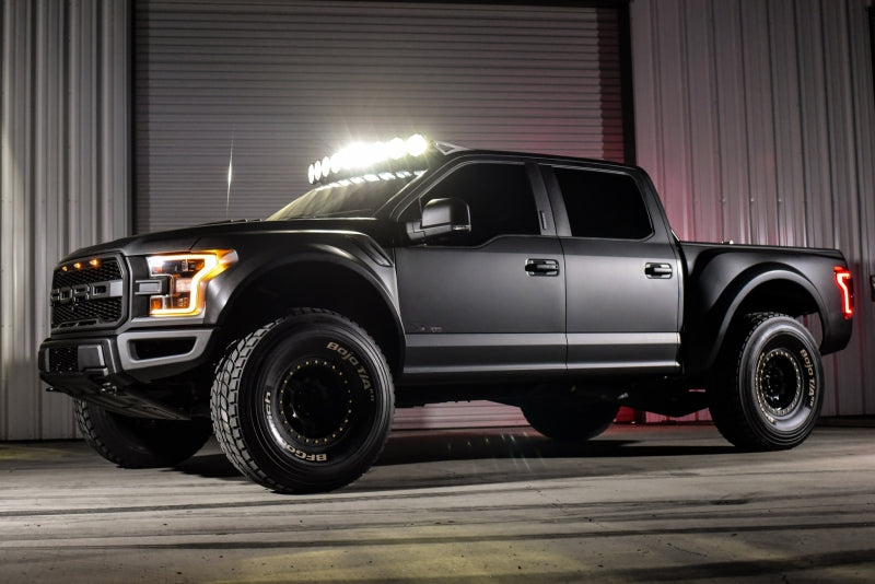 KC HiLiTES 17-18 Ford Raptor 57in. Pro6 Gravity LED 9-Light 180w Combo Beam Overhead Light Bar Sys - Mammoth Racing -