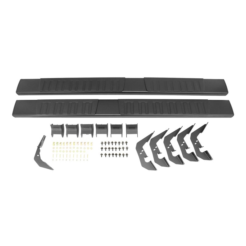 Westin 2007-2018 Chevy Silverado Ext/Dbl Cab R7 Nerf Step Bars - Black - Mammoth Racing -