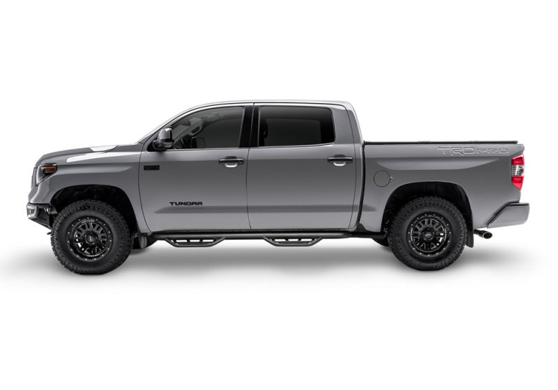 N-Fab Podium LG 15-16 Chevy/GMC 2500/3500 Crew Cab All Beds - Tex Black - 3in - Mammoth Racing -