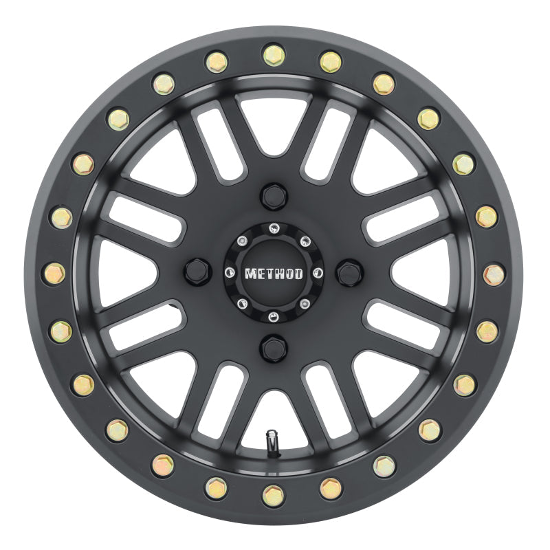 Method Mr406 UTV Beadlock 14x10 5+5/0mm Offset 4x136 106mm CB Matte Black w/BH-H20875 Wheel - Mammoth Racing -