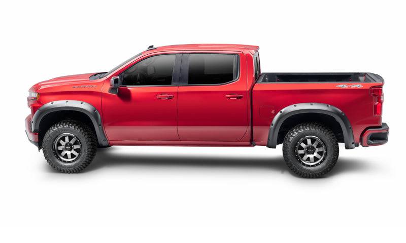 Bushwacker 19-21 Chevrolet Silverado 1500 Forge Style Flares 4pc - Black - Mammoth Racing -