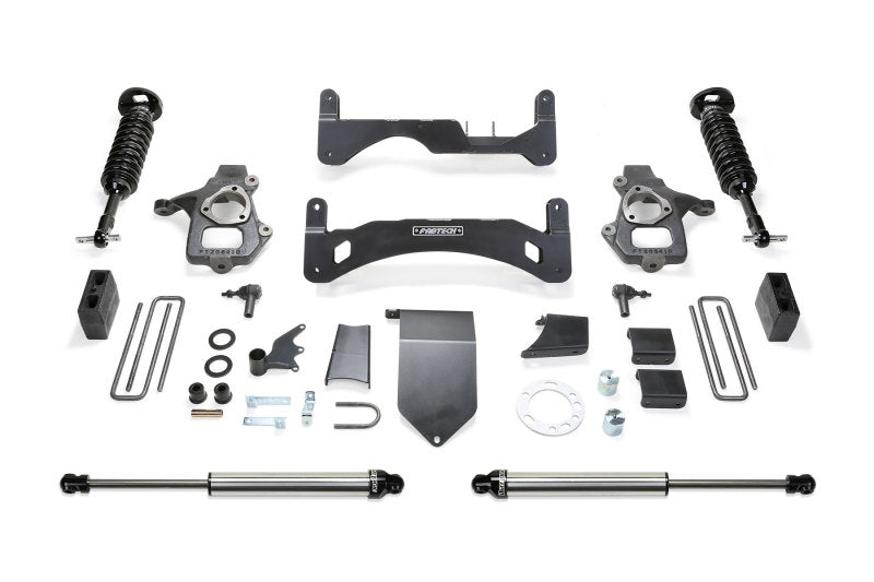 Fabtech 14-18 GM C/k1500 P/U w/oE Forg Stl UCA 6in Perf Sys G2 w/Dl 2.5 & 2.25 - Mammoth Racing -