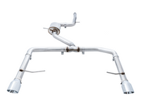 AWE Tuning 18-21 Volkswagen Jetta GLI Mk7 Track Exhaust - Chrome Silver Tips (Fits High-Flow DP) - Mammoth Racing -