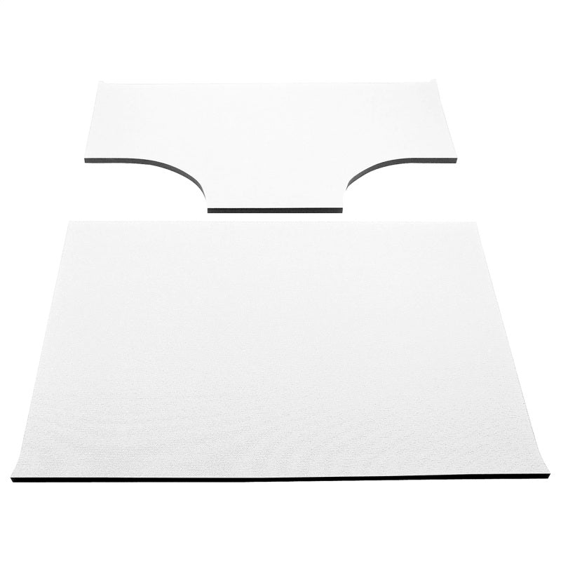 DEI 03-06 Jeep Wrangler TJ w/Speaker Pods Headliner 2-pc - White - Mammoth Racing -
