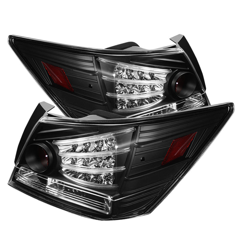 Spyder Honda Accord 08-12 4DR LED Tail Lights Black ALT-YD-HA08-4D-LED-BK - Mammoth Racing -