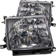 ANZO 1997-2000 Toyota Tacoma Crystal Headlights Black - My Store