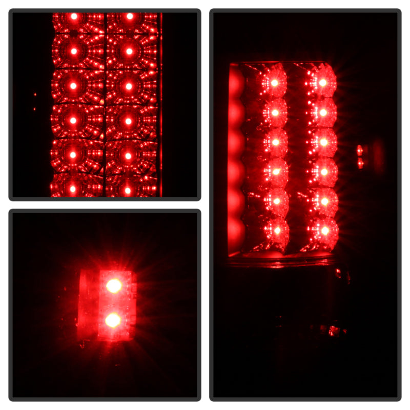 Spyder Ford F150 side 04-08 (Not Fit Heritage & SVT)LED Tail Lights Blk Smke ALT-YD-FF15004-LED-BSM - Mammoth Racing -