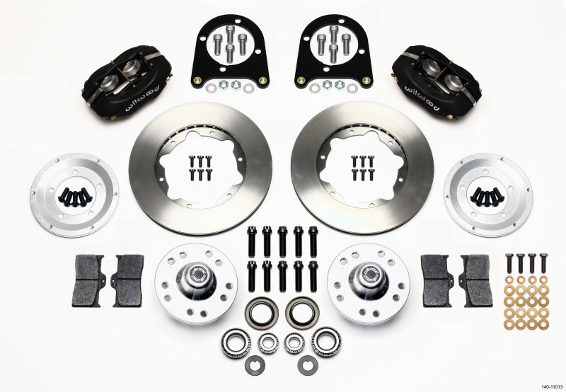 Wilwood Forged Dynalite Front Kit 11.00in 37-48 Ford Psgr. Car Spindle - Mammoth Racing -