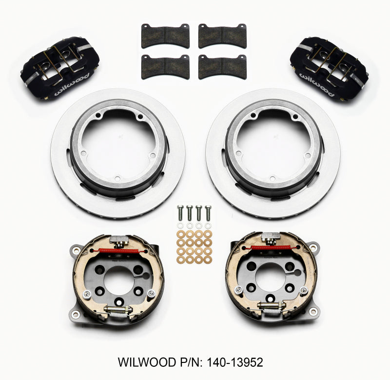 Wilwood Dynapro Low-Profile 11.00in P-Brake Kit Strange Eng Floater 3.49in Offset - My Store