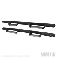 Westin/HDX 07-18 GM 15/25/3500 Crew Cab (Excl. Classic) SS Drop Nerf Step Bars - Textured Black - Mammoth Racing -