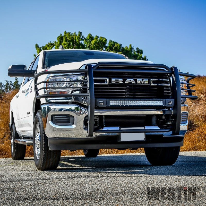 Westin 19-20 Ram 2500/3500 Sportsman X Grille Guard - Textured Black - Mammoth Racing -