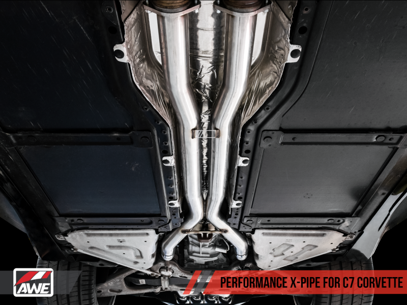 AWE Tuning 14-19 Chevy Corvette C7 Z06/ZR1 Touring Edition Axle-Back Exhaust w/Black Tips - Mammoth Racing -