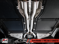 AWE Tuning 14-19 Chevy Corvette C7 Z06/ZR1 Touring Edition Axle-Back Exhaust w/Black Tips - Mammoth Racing -