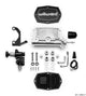 Wilwood Compact Tandem M/C - 15/16in Bore - w/Bracket and Valve (Pushrod) - Ball Burnished - My Store