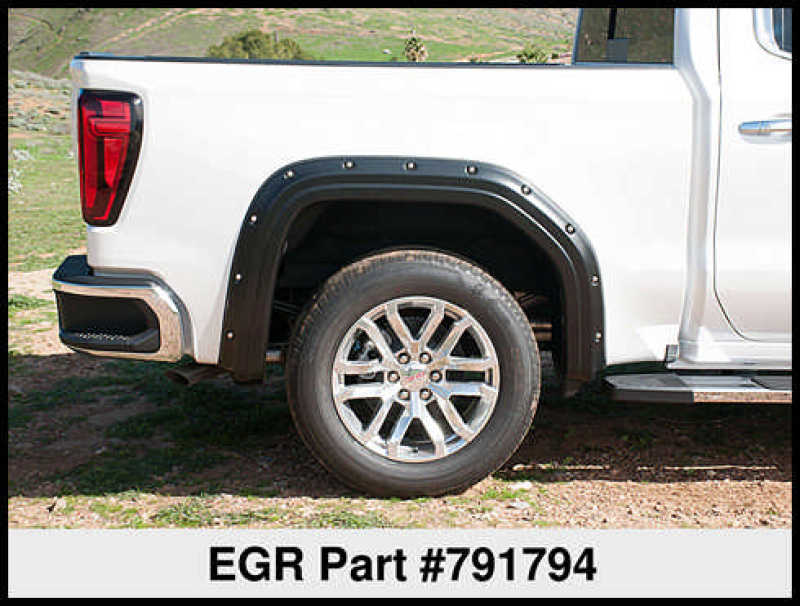 EGR 2019 GMC Sierra LD Bolt-On Look Fender Flares - Set (791794) - Mammoth Racing -
