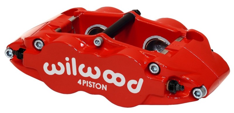 Wilwood Caliper-Narrow Superlite 4R - Red 1.12/1.12in Pistons 0.81in Disc - Mammoth Racing -