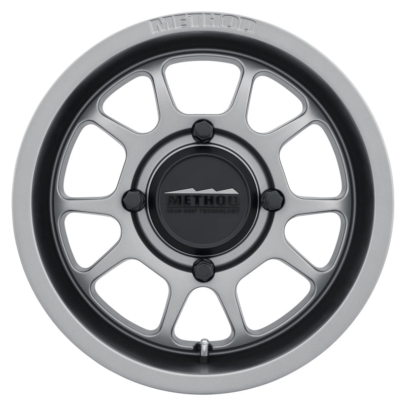 Method Mr409 15x8 4+4/0mm Offset 4x156 132mm CB Steel Grey Wheel - Mammoth Racing -