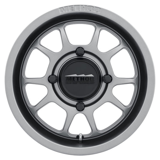 Method Mr409 15x7 4+3/+13mm Offset 4x156 132mm CB Steel Grey Wheel - Mammoth Racing -