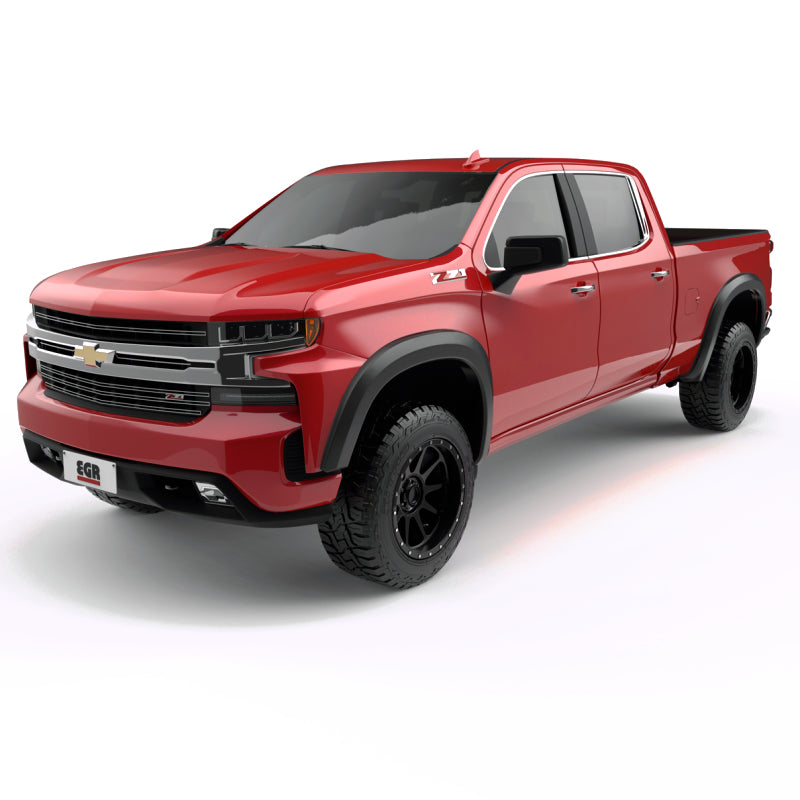 EGR 19-22 Chevrolet Silverado 1500 Baseline Standard Style Fender Flares Set Of 4 - Mammoth Racing -