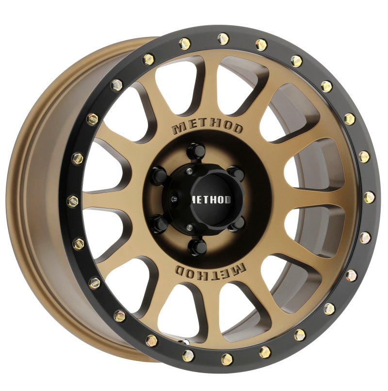 Method Mr305 NV 20x10 -18mm Offset 6x135 94mm CB Method Bronze/Black Street Loc Wheel - Mammoth Racing -