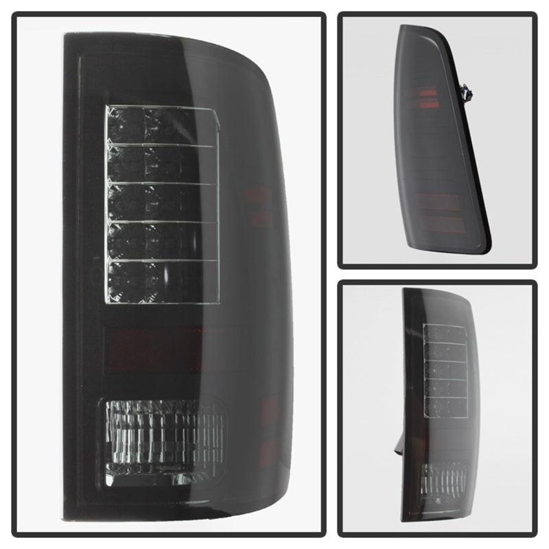 Spyder Dodge Ram 1500 13-14 13-14 LED Tail Lights LED Model only - Blk Smke ALT-YD-DRAM13-LED-BSM - Mammoth Racing -