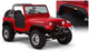 Bushwacker 87-95 Jeep Wrangler Flat Style Flares 4pc Excludes Renegade - Black - Mammoth Racing -
