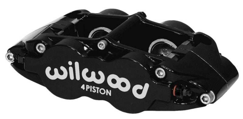 Wilwood Caliper-Narrow Superlite 4R - Black 1.12/1.12in Pistons 0.81in Disc - Mammoth Racing -