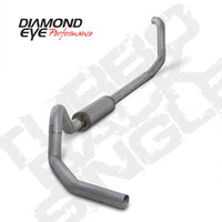 Diamond Eye KIT 4in TB SGL AL: 00-03 FORD 7.3L E-SERIES VAN NFS W/ CARB EQUIV STDS - Mammoth Racing -