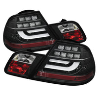 Spyder BMW E46 00-03 2Dr Coupe Light Bar LED Tail Lights Blk ALT-YD-BE4600-LBLED-BK - Mammoth Racing -