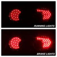 xTune Mazda 6 03-08 4/5DR (Not Fit Wagon) LED Tail Lights - Black (ALT-ON-M603-LED-BK) - Mammoth Racing -