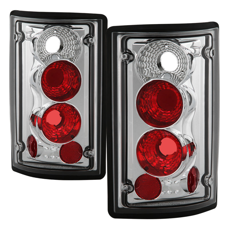 Spyder Ford Excursion 00-06/Econoline 150/250/350/450/550 95-06 Euro Tail Lights Chrm ALT-YD-FEC00-C - Mammoth Racing -