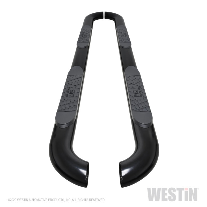 Westin 2020 Jeep Gladiator Platinum 4 Oval Nerf Step Bars - Black - Mammoth Racing -