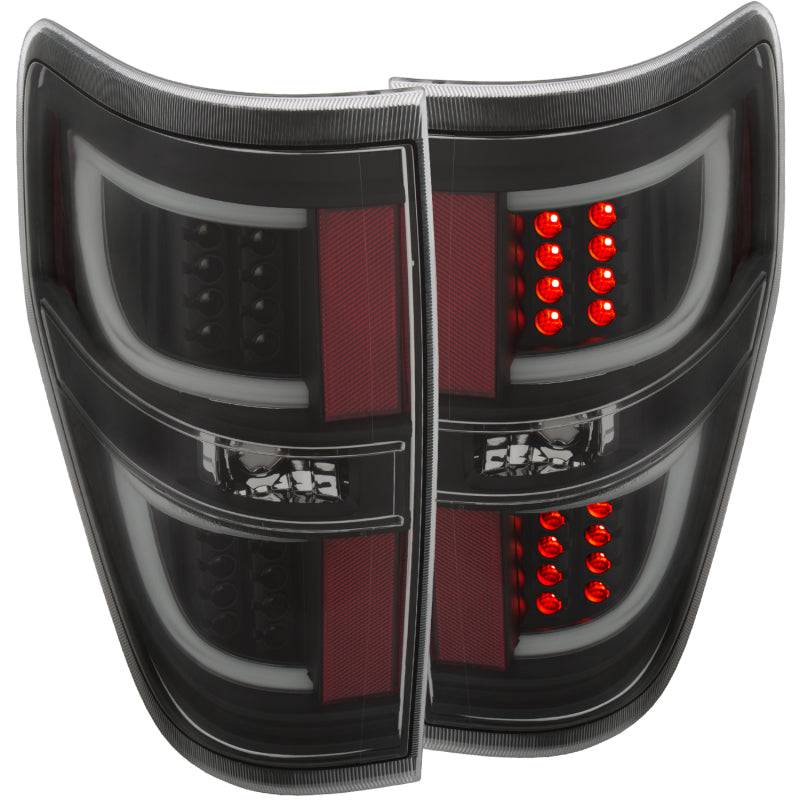 ANZO 2009-2013 Ford F-150 LED Taillights Black - My Store